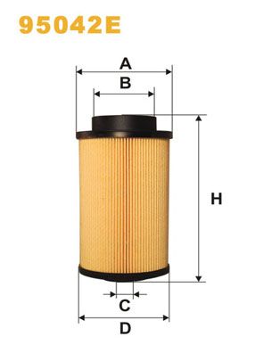 WIX FILTERS Топливный фильтр 95042E